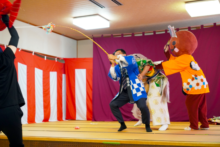 石見神楽「恵比寿」を上演